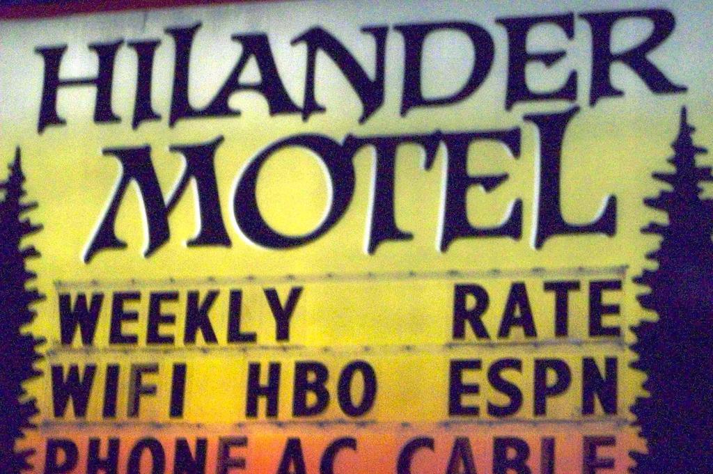 Hilander Motel Маунтин-Хом Экстерьер фото
